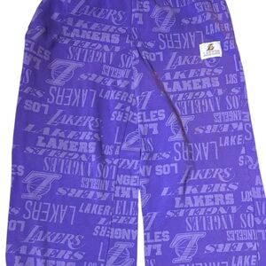 Nike Kids Pajamas Purple Lakers Design